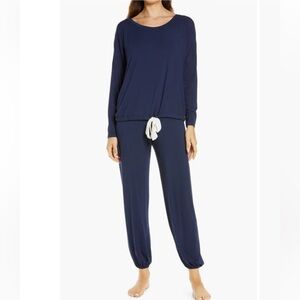NWT Eberjey Gisele Jersey Knit Slouchy Pajamas